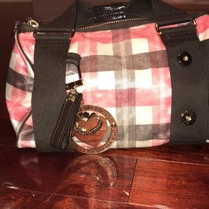 JUICY COUTURE PURSE!! Pink and brown plaid